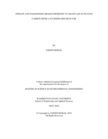 Nitrate and radioiodine biogeochemistry in granular activated carbon from a fluidized bed reactor