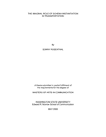 The imaginal role of schema instantiation in transportation