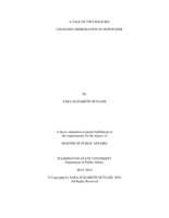 A tale of two policies: changing images of immigration in newspaper