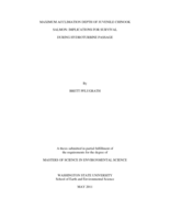 Maximum acclimation depth of juvenile Chinook salmon: implications for survival during hydroturbine passage