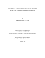 Development of a novel method for measuring the transverse piezoelectric coefficients of thin piezoelectric films
