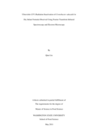 Ultraviolet (UV) radiation inactivation of Cronobacter sakazakii in dry infant formula observed using Fourier transform infrared spectroscopy and electron microscopy