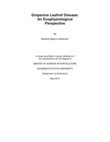 Grapevine leafroll disease: an econphysiological perspective