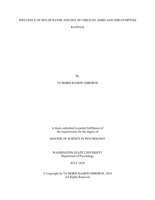 Influence of sex of rater and sex of child on ADHD and ODD symptom ratings