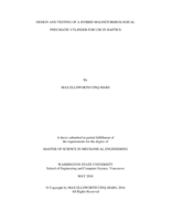 Design and testing of a hybrid magnetorheological pneumatic cylinder for use in haptics