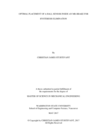 Optimal placement of a hall sensor inside an MR-brake for hysteresis elimination
