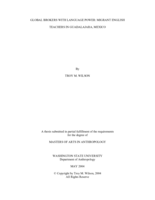 Global brokers with language power: Migrant English teachers in Guadalajara, Mexico