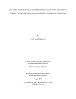 Sex: risky business in the cold? Reproductive allocation and genetic diversity in the circumpolar plant Bistorta vivipara (Polygonaceae)