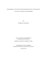 Establishing a foundation for the identification and initiation of clonal variation in Vitis vinifera