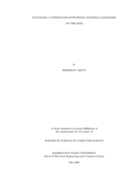 Tauzaman: A system for supporting multiple calendars on the web