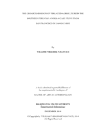 The geoarchaeology of terraced agriculture in the southern Peruvian Andes: A case study from San Francisco de Sangayaico