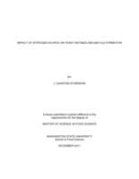 Impact of nitrogen source on yeast metabolism and H₂S formation
