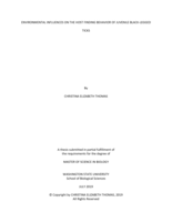 Environmental influences on the host finding behavior of juvenile black-legged ticks