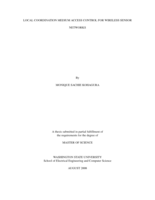 Local coordination medium access control for wireless sensor networks