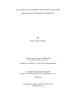 A low input voltage energy harvesting charge pump with load-adaptive pumping frequency