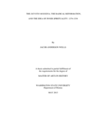 The Devotio moderna, the radical reformation, and the idea of inner spirituality, 1374-1554