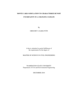 Monte Carlo simulation to characterize runoff uncertainty in a changing climate