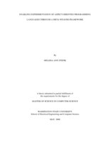 Enabling experimentation of aspect-oriented programming languages through a meta-weaver framework