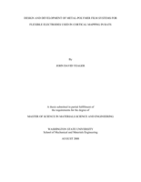 Design and development of metal-polymer film systems for flexible electrodes used in cortical mapping in rats
