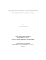 Fabrication and characterization of 4H-SiC MEMS for harsh environments and MoS2 for chemical sensing