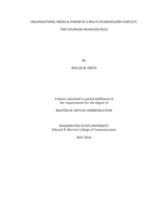 Organizations, media & power in a multi-stakeholder conflict: the Colorado roadless rule