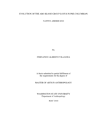 Evolution of the ABO blood group locus in pre-Columbian Native Americans