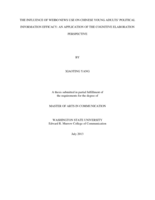 The influence of Weibo news use on Chinese young adults' political information efficacy: an application of the cognitive elaboration perspective