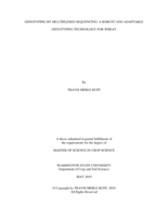 Genotyping by multiplexed sequencing: a robust and adaptable genotyping technology for wheat