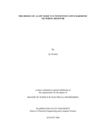The design of a low noise VCO with innovative harmonic filtering resistor
