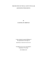 The influence of visual layout on scalar questions in web surveys
