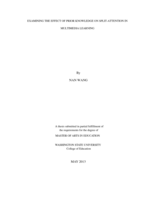 Examining the effect of prior knowledge on split-attention in multimedia learning