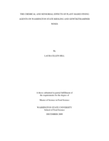 The chemical and sensorial effects of plant-based fining agents on Washington State Riesling and Gewürztraminer wines