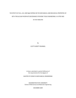 The effects of SiO₂, ZnO, and MgO doping on the mechanical and biological properties of beta-tricalcium phosphate bioceramics for bone tissue engineering, in vitro and in vivo analysis