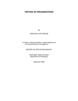 Virtues in organizations