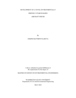 Development of a novel environmentally friendly starch-based aircraft deicer