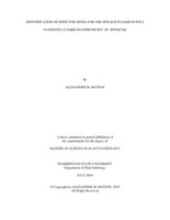 Identification of effector genes for the spinach Fusarium wilt pathogen, Fusarium oxysporum f. ap. spinaciae