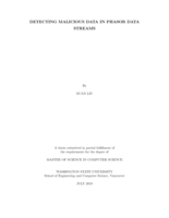 Detecting malicious data in phasor data streams