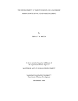The development of empowerment and leadership among youth involved in asset mapping