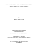 Increasing the modeling accuracy of the desorption kinetics through the inclusion of coverage effects