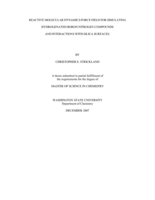 Reactive molecular dynamics force field for simulating hydrogenated boron nitrogen compounds and interactions with silica surfaces