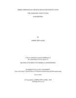 Three-dimensional biofilm image reconstruction for assessing structural parameters