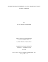 Adverse childhood experiences and first-generation college student stressors