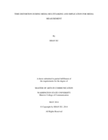 Time distortion during media multitasking and implication for media measurement