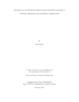 Security of autonomous-vehicle-team tracking dynamics: a control-theoretic and graphical perspective