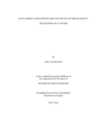 Kate Chopin's Edna Pontellier and the sea of her humanity: the reading of a suicide