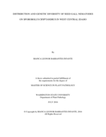 Distribution and genetic diversity of seed gall nematodes on Sporobolus cryptandrus in West Central Idaho