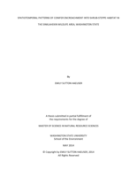 Spatiotemporal patterns of conifer encroachment into shrub-steppe habitat in the Sinklahekin Wildlife area, Washington State