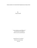 Roma children in the contemporary Romanian educational system