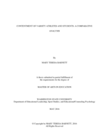 Contentment of varsity athletes and students: a comparative analysis