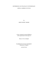 Motherhood and trauma in contemporary African American novels